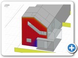8 Annual solar gain c analysis of West elevation